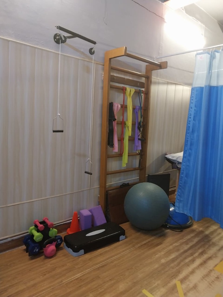 Clinic exercise and rehab area