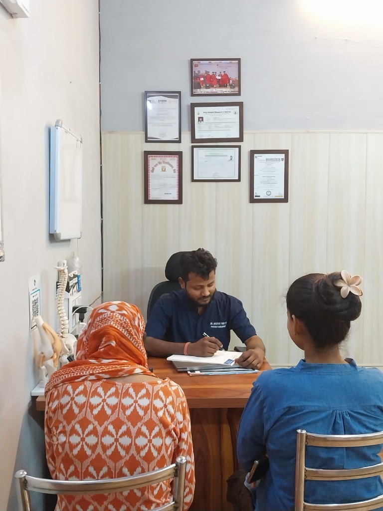 Physiotherapy treatment session
